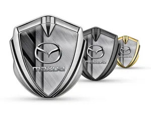 Mazda Emblem Fender Badge Minimal Design Standard